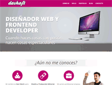Tablet Screenshot of dashaft.net